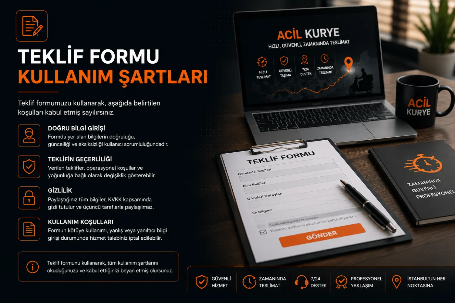 Teklif Formu Kullanım Şartları